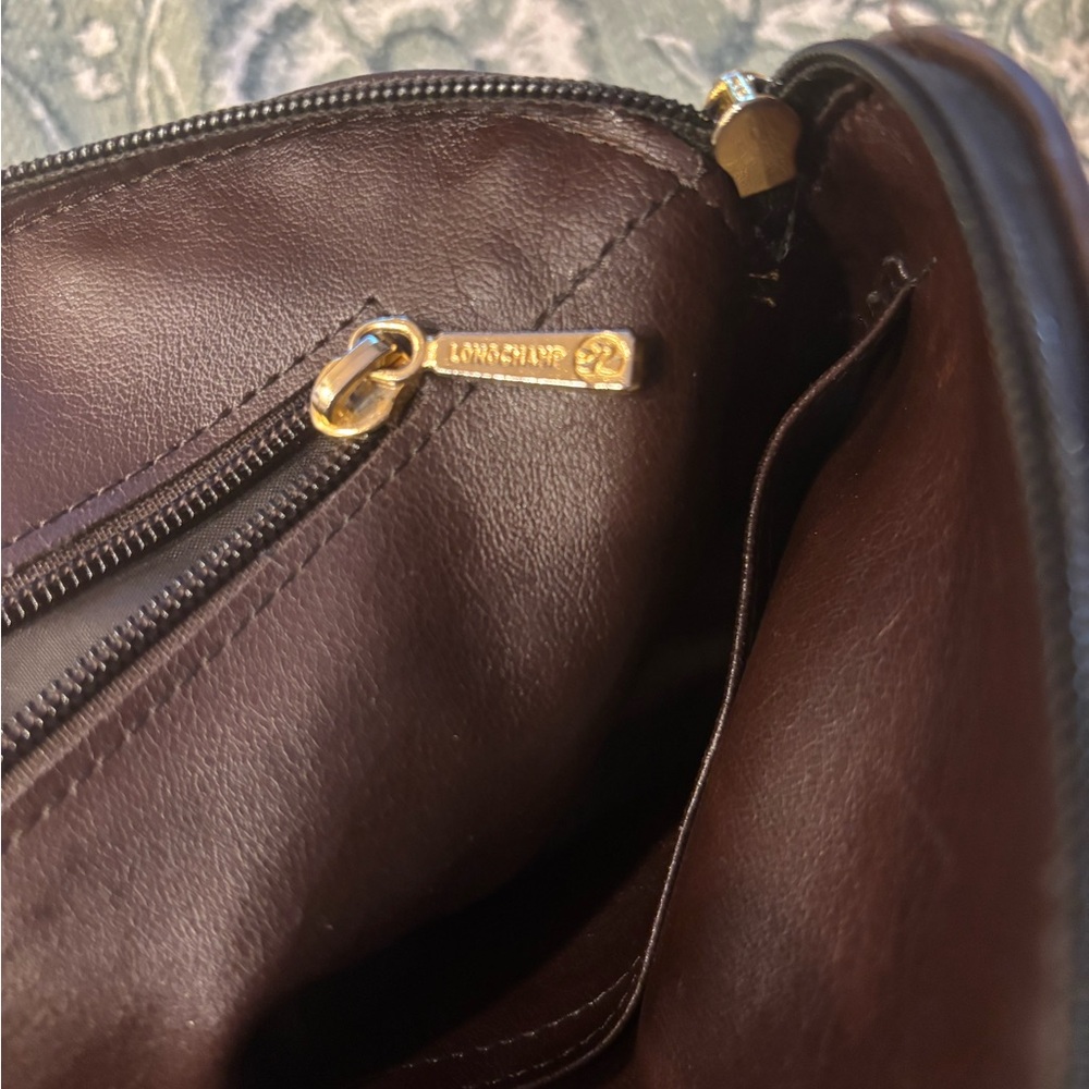 🤎 Vintage 🤎 Longchamp Leather Satchel - Picture 7 of 11